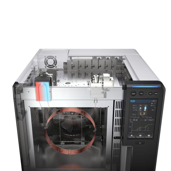 Innenansicht des GC-2060 mit Polyarc-Reaktor